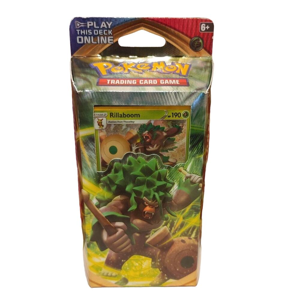 Pokemon sword and shield rillaboom theme with online play